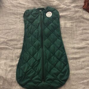 Quilted Green Baby Sleep Sack